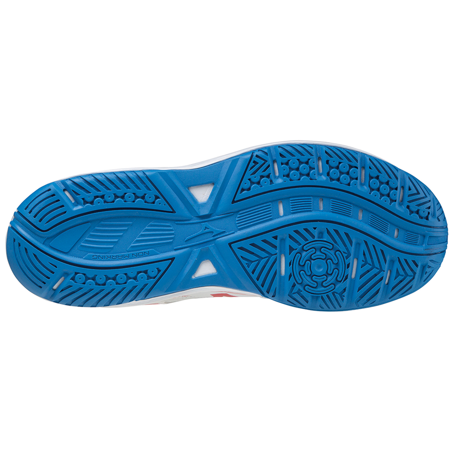 Mizuno Stealth Star Junior White/FRed/FrenchBlue